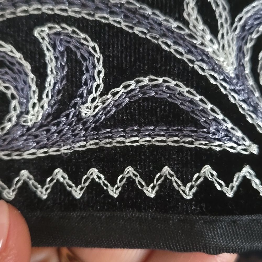 Embroidered Kazakch Hational Men's Kufi Hat - Picture 3 of 4